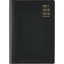 Takahashi 2027 A5 3-Year Tabletop New Diary, Black No. 84 Starts from January 2027