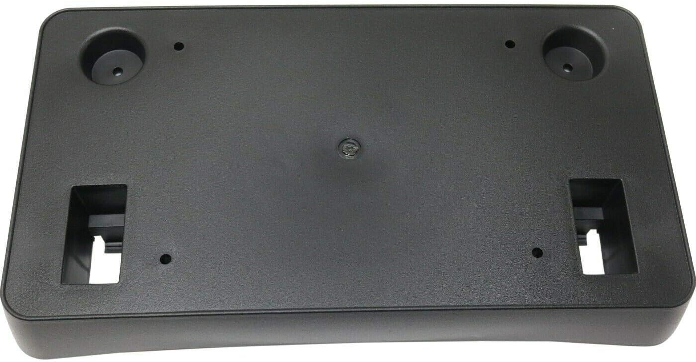 DAT AUTO PARTS Front Bumper License Plate Frame Mounting Bracket Tag Holder Replacement for 2017-2019 GMC Acadia Black Textured Plastic GM1068179 23100921