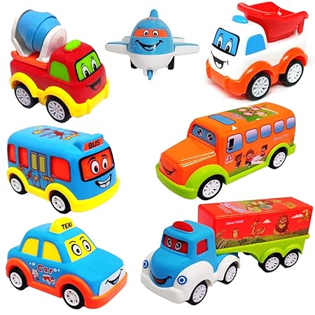 Ramakada Unbreakable Automobile Car JCB Tractor Dumper Truck Toy Set