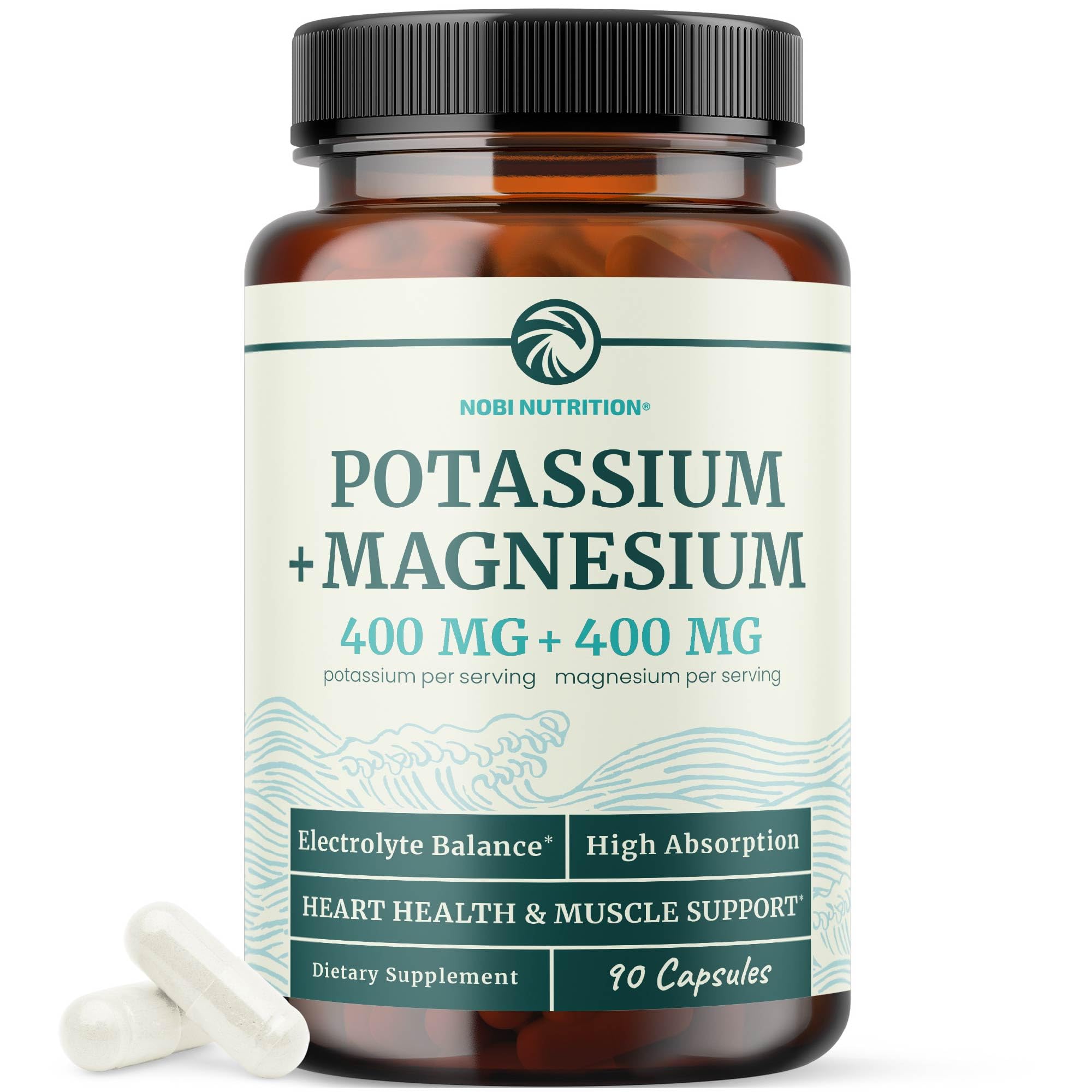 Potassium Magnesium Supplement bottle