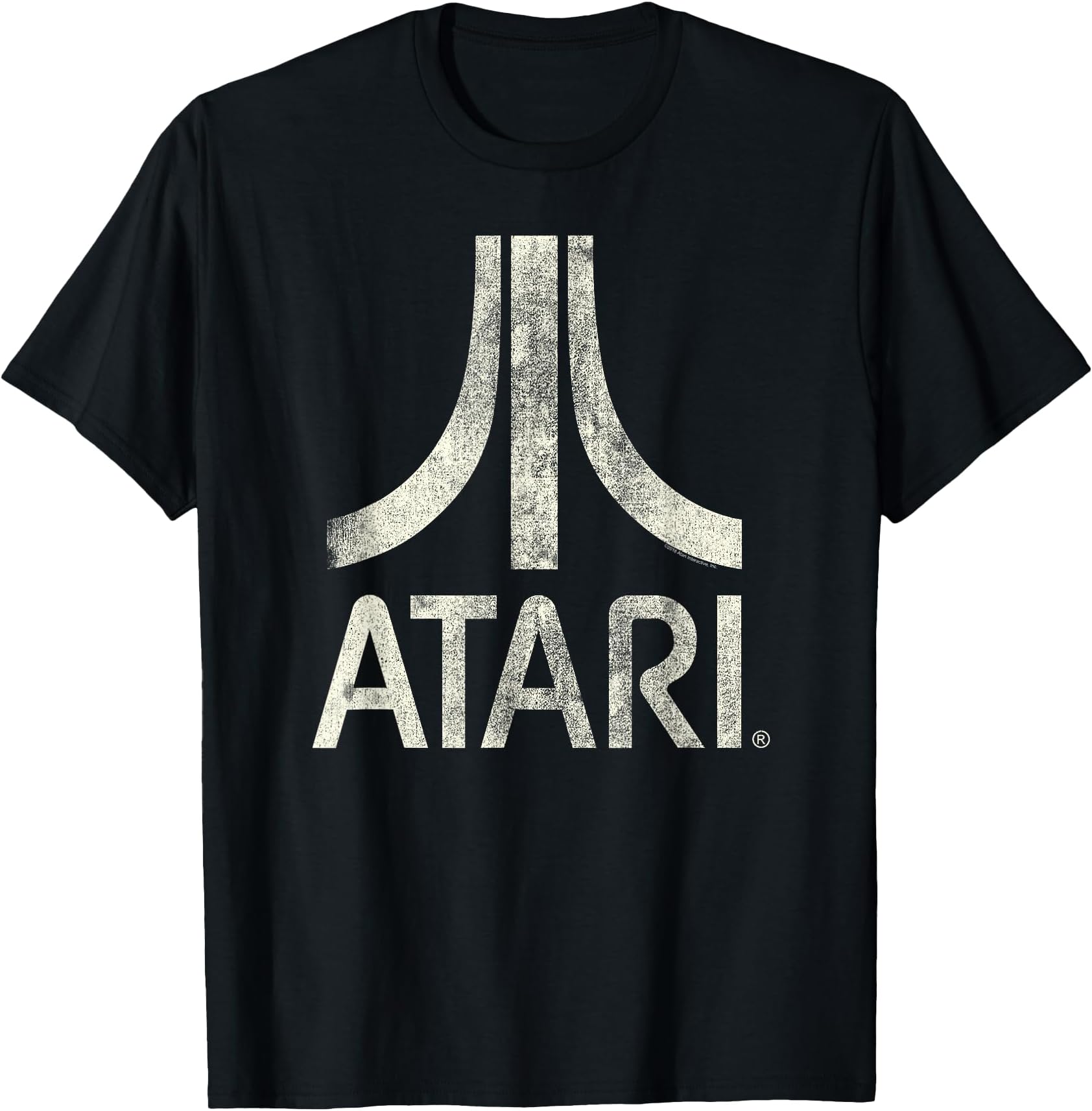Classic Video Game Logo Design Print T-Shirt