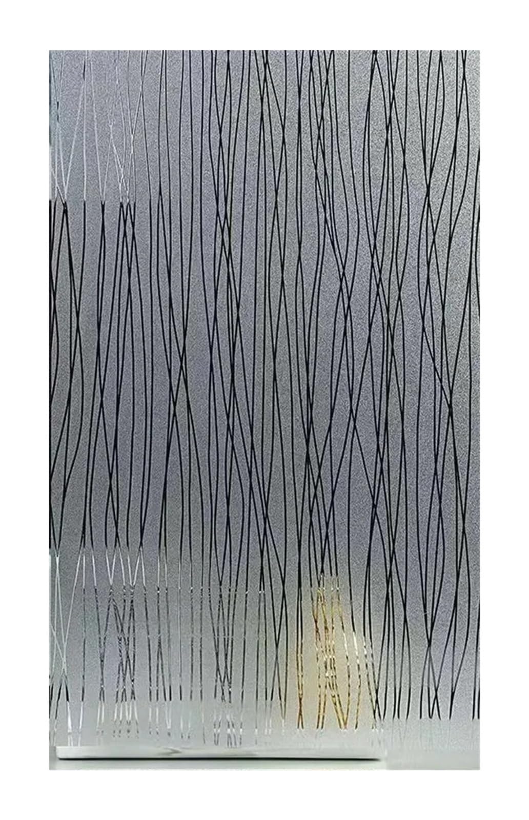Frosted Window Privacy Film Non Adhesive Cling Removable Glass Opaque For Home for Glass Windows(45x100cm)