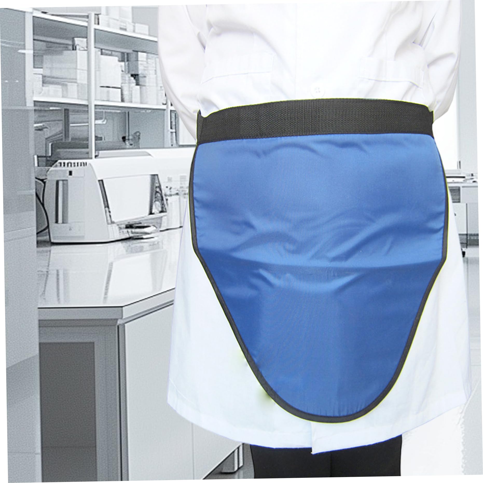 Bleischürze, 0, 5 mmpb Röntgenschutz Blei-Halbschürze, 17, 72 x 17, 72 Zoll Sicherheits-wasserdichte Schutzhüllen für Röntgentechniker Bleischürzen für Röntgentechniker Bleischürze für Röntgenstrahl
