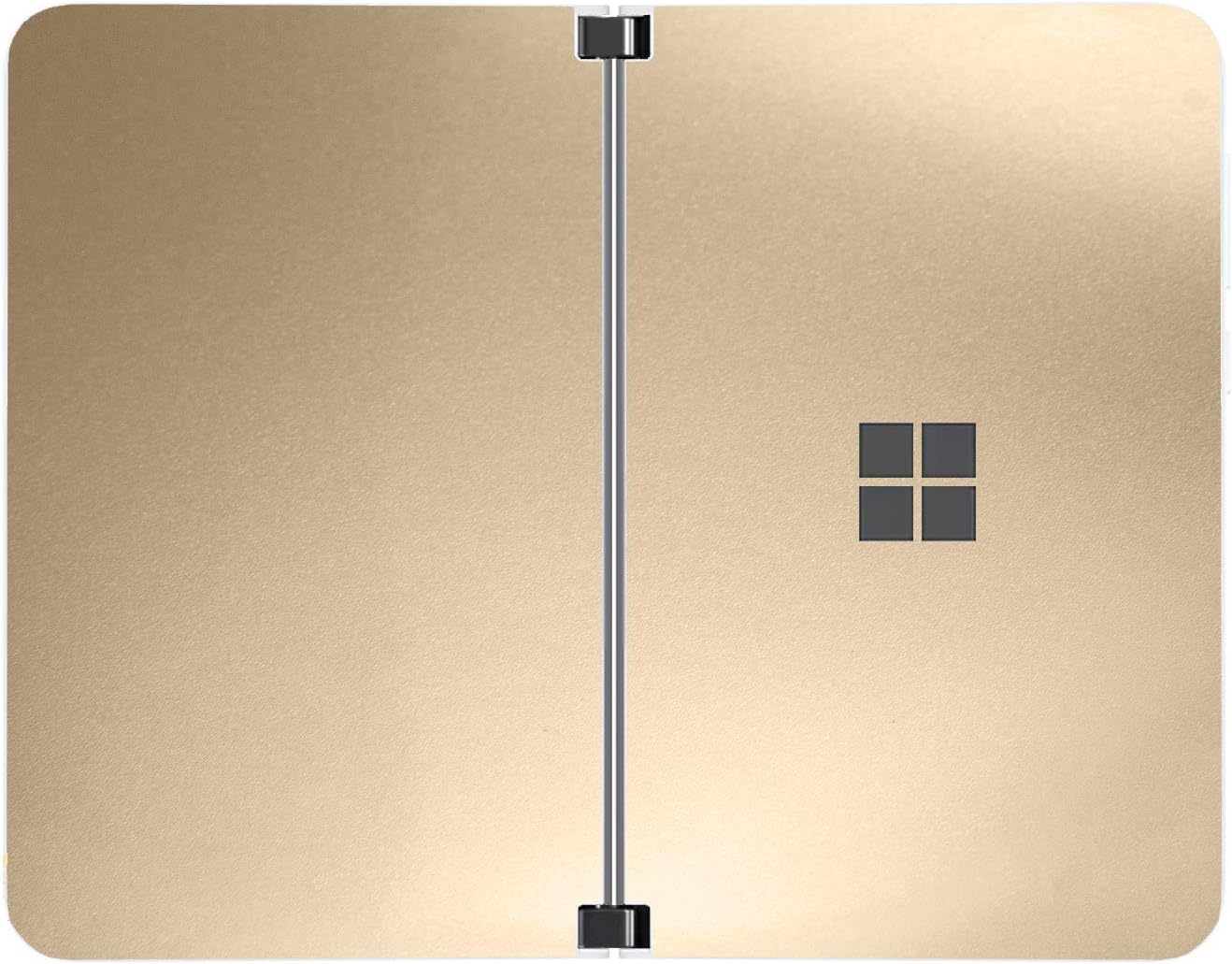 SopiGuard Sticker for Surface Duo Phone Edge-to-Edge Precision Vinyl Skin Wrap (Gloss Champagne Gold)