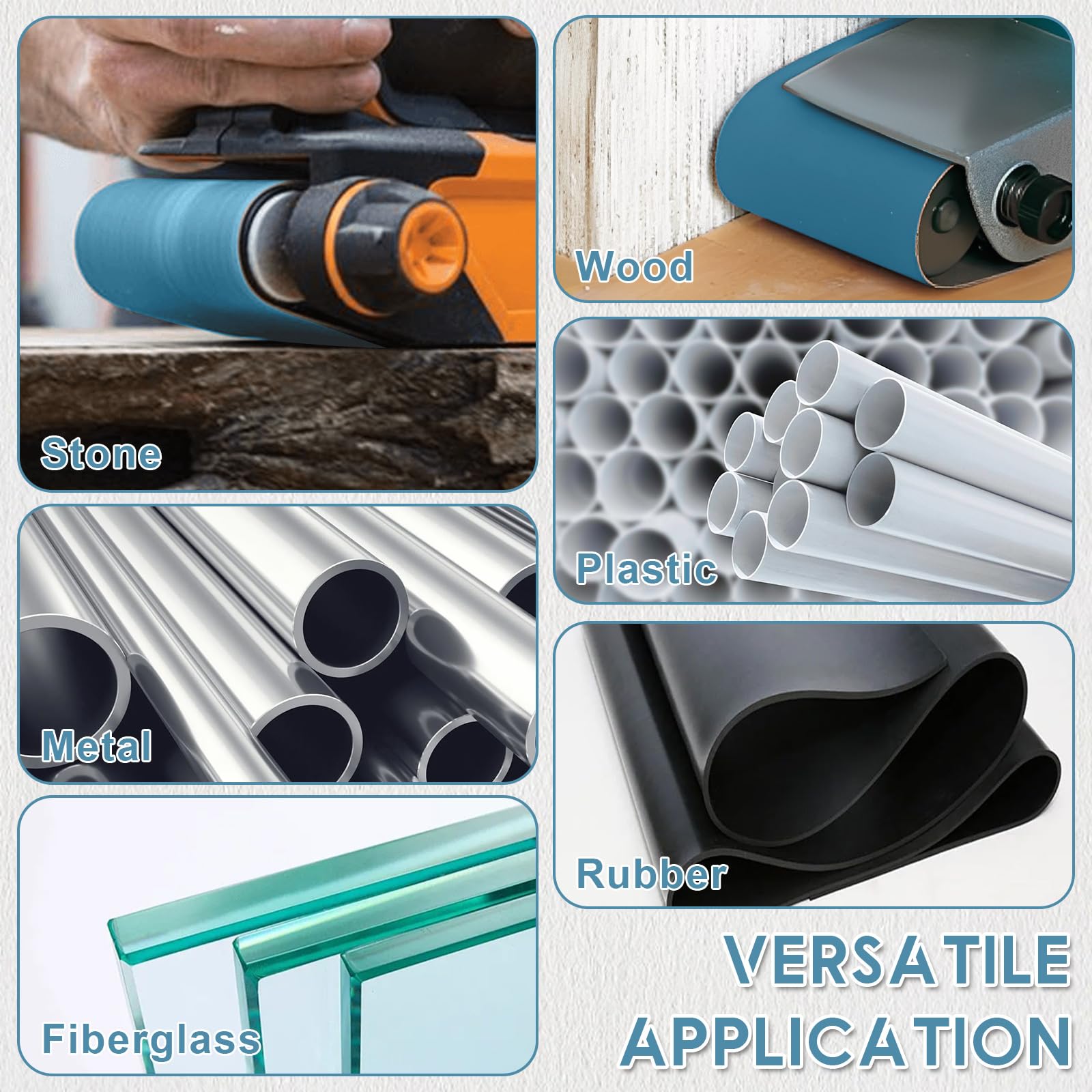 35 piezas azul óxido de circonio, bandas abrasivas, 75 x 457 mm, grano 40/60/80/120/150/240/400, alto rendimiento para lijadora de banda, ideal para metal madera inoxidable