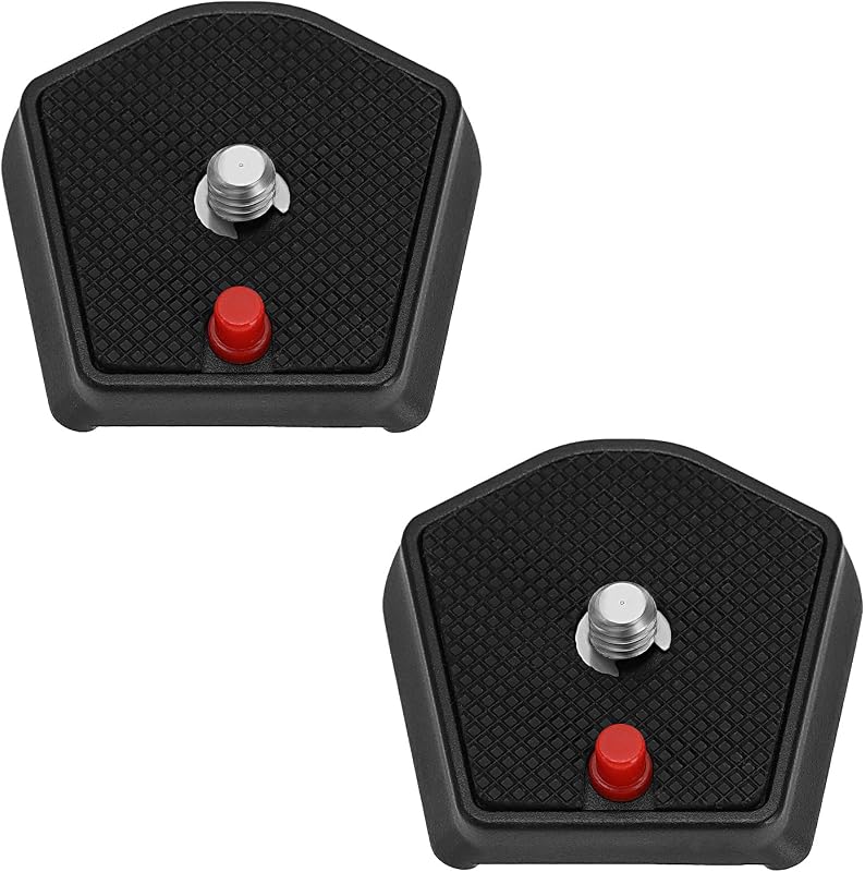 2Pcs 785PL Quick Release Plate 1/4inch Screw Compatible with Manfrotto Modo 715B 715SHB 718B 718SHB 7321YB 785B 785SHB Models for Universal Tripod SLR Camera