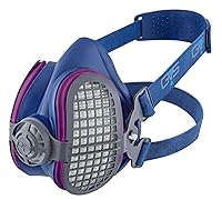 Vista 1 de GVS Elipse P100 Dust Half Mask Respirator with replaceable and reusable filters included, Blue