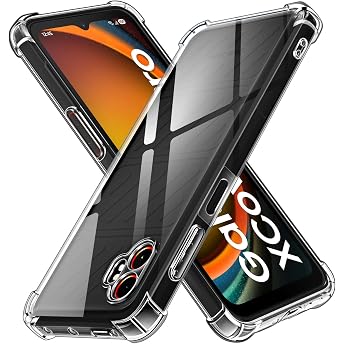 ivoler Clear Silicone Case for Samsung Galaxy Xcover 7 Pro with Shockproof Protective Corners, Thin, Soft, Transparent Protec