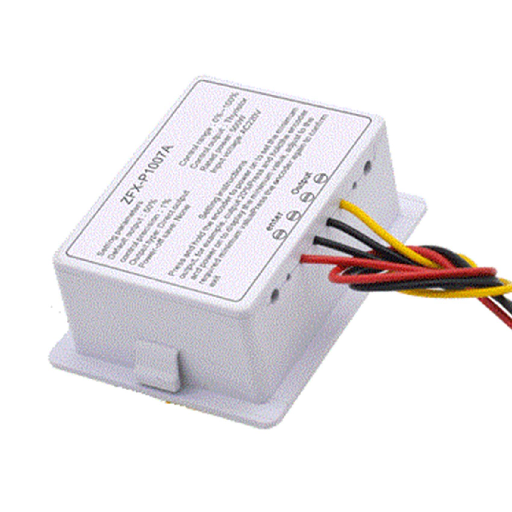10X ZFX-P1007A - Regolatore di velocità con display digitale impermeabile, regolatore di velocità continuo, 500 W AC 220 V interruttore di controllo