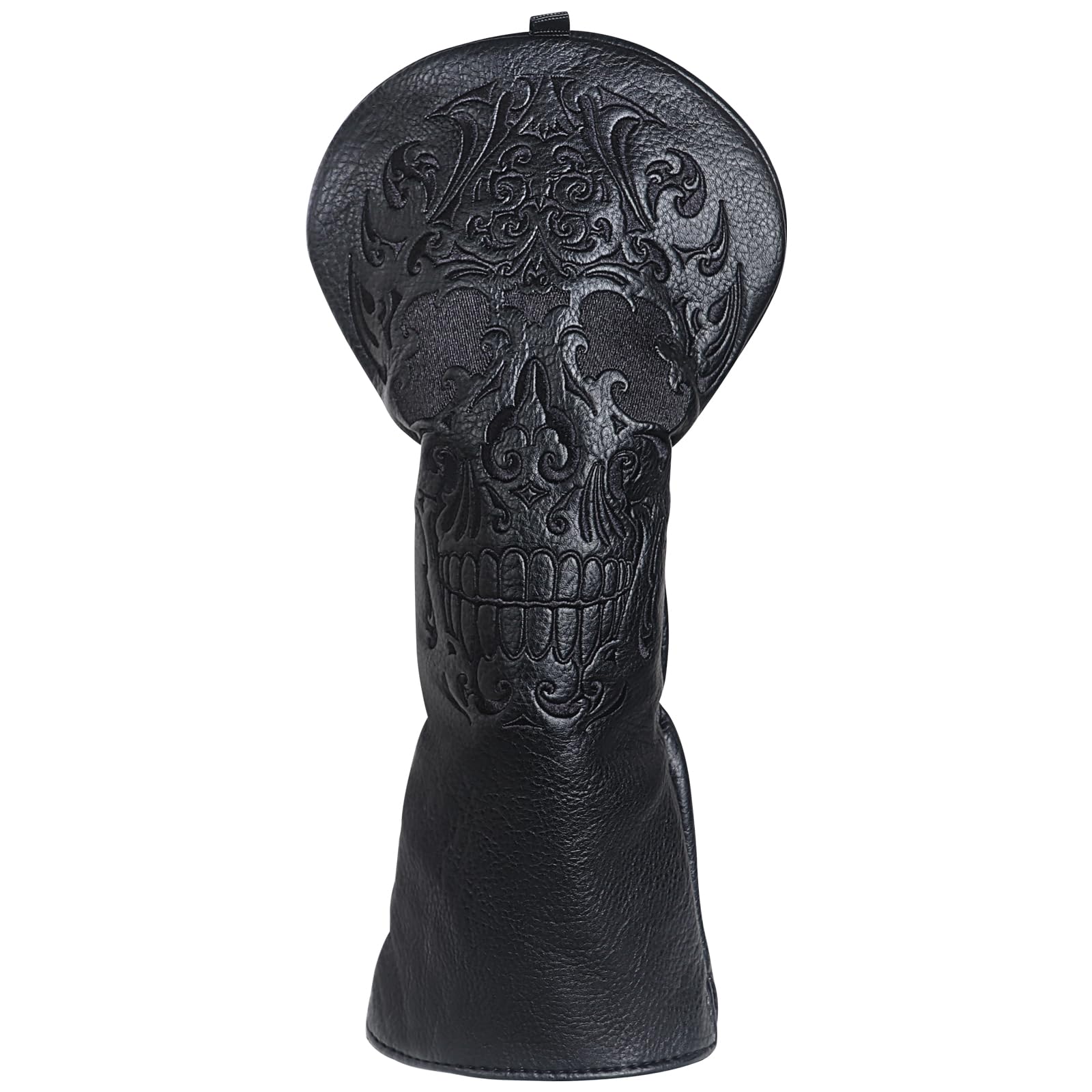 Craftsman GolfSkull Skeleton Black Golf Club Head Covers Headcover for Woods Driver and Hybrids Irons