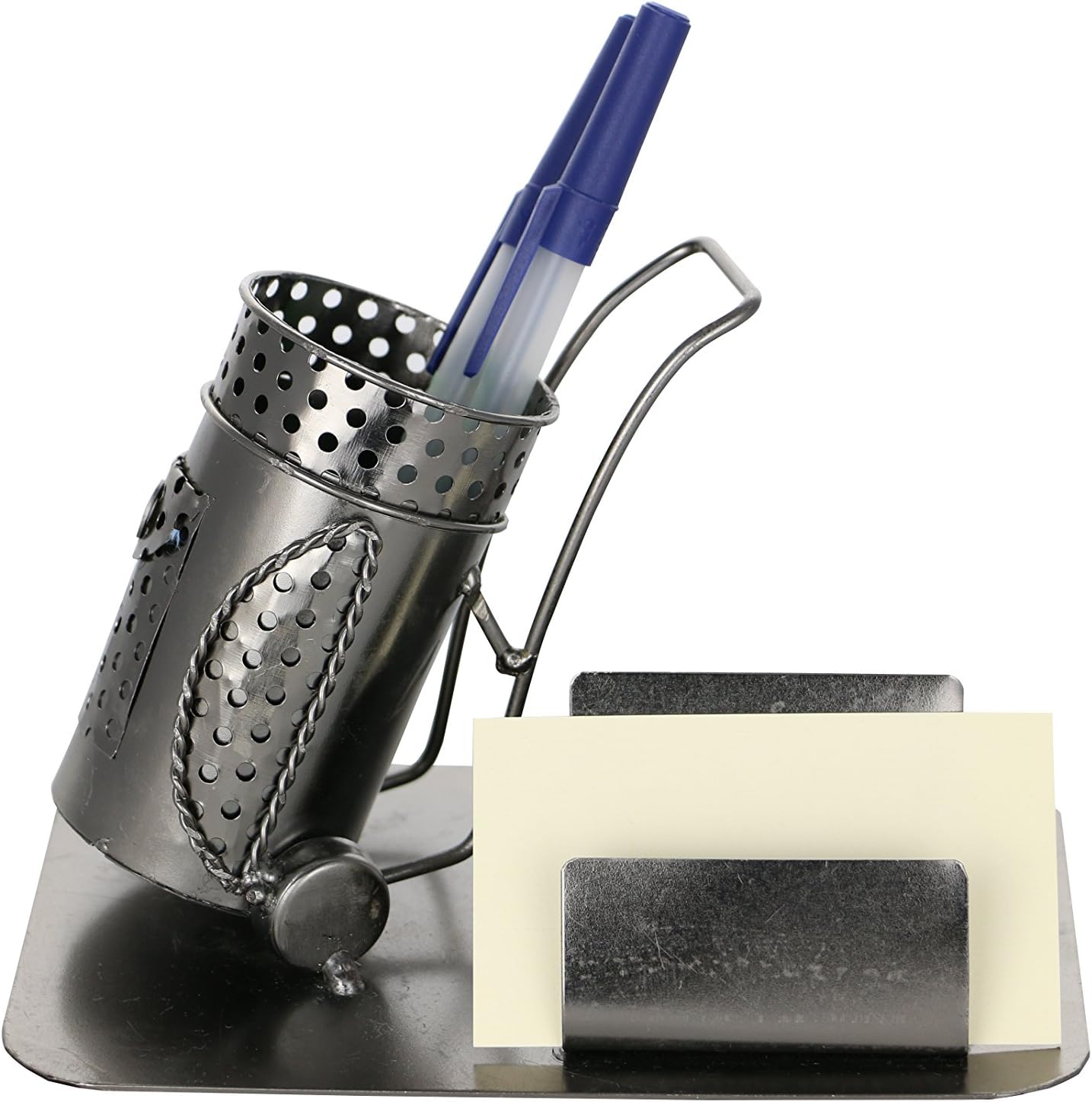 Handmade Golf Bag Pen and Metal Business Card Holder