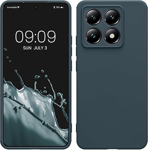 Vista 176 de kwmobile Funda compatible con Xiaomi Redmi Note 11 / Note 11S - Funda protectora de silicona TPU suave y delgada - Azul Báltico Azul (Baltic Blue)