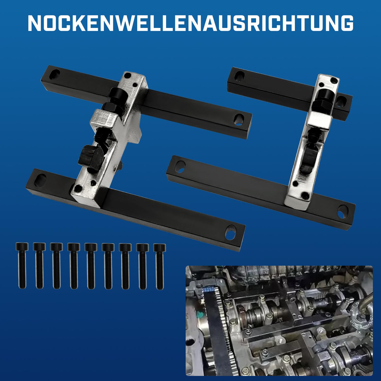 Kit d'outils de réglage du Moteur et kit d'outils pour Courroie de Distribution, Compatible avec Le Moteur Ford Fiesta 1.0 ECOBOOST (SCTi), OEM: 303-1605
