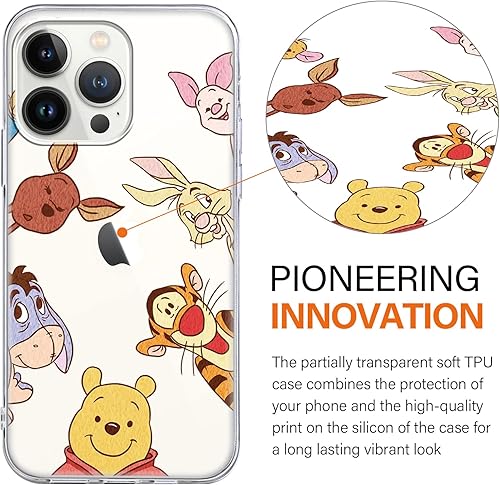 Miniatura 3 de FGIAZDU Paquete de 2 fundas de teléfono de anime para iPhone 13 Pro Max, bonita funda protectora de dibujos animados de oso tigre, fundas de