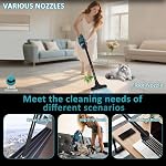 5 en 1 Aspirateur sans fil portatif pour Makita 18V Batterie avec 7 Buses+ 2 Lavable HEPA Filtres+ 1 Moteur puissant de nettoyage Cloth+, Aspirateur portable (pas de batterie) pour les cheveux de la maison de voiture par Dpwrrot
