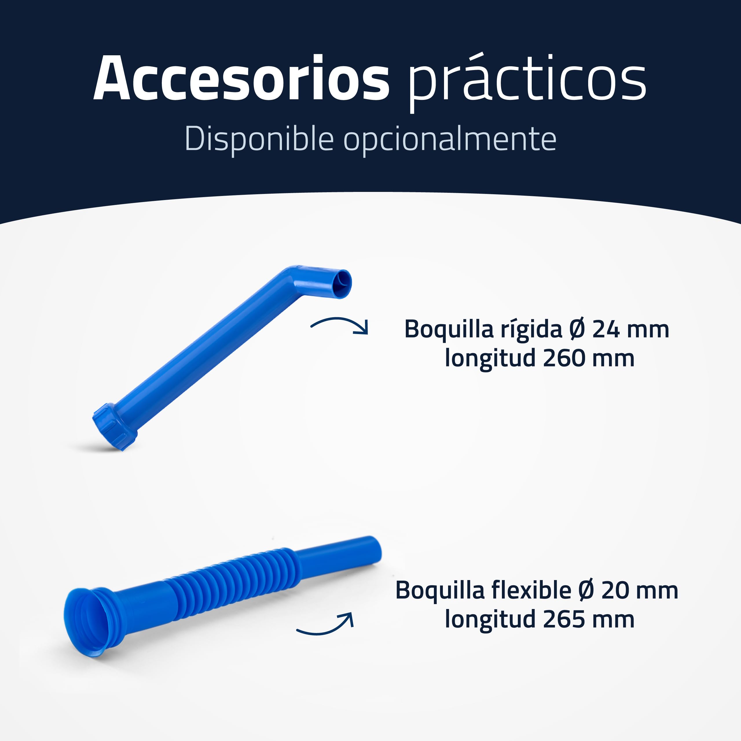 Hünersdorff | Bidón para agua ECO 22 L con grifo | PEAD natural | con grifo de descarga azul montado de forma fija | Bote de agua de plástico | garrafa plastico con grifo