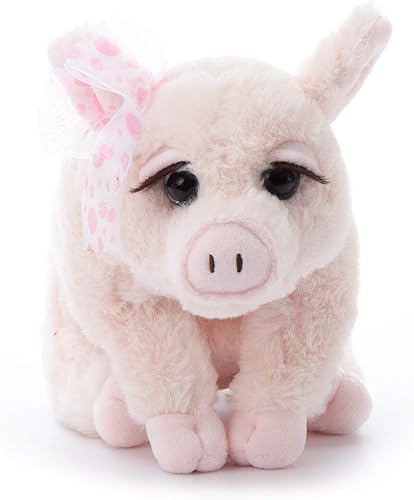 Miniatura 2 de The Petting Zoo, Lash'z - Peluche de cerdo, regalos para niñas, juguete de peluche de cerdo de 12 pulgadas