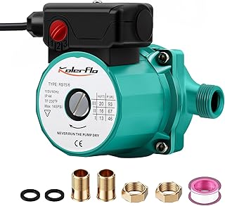 KOLERFLO Water Recirculating Pump 3/4 Inch Circulating Water Pump for Water Heater System