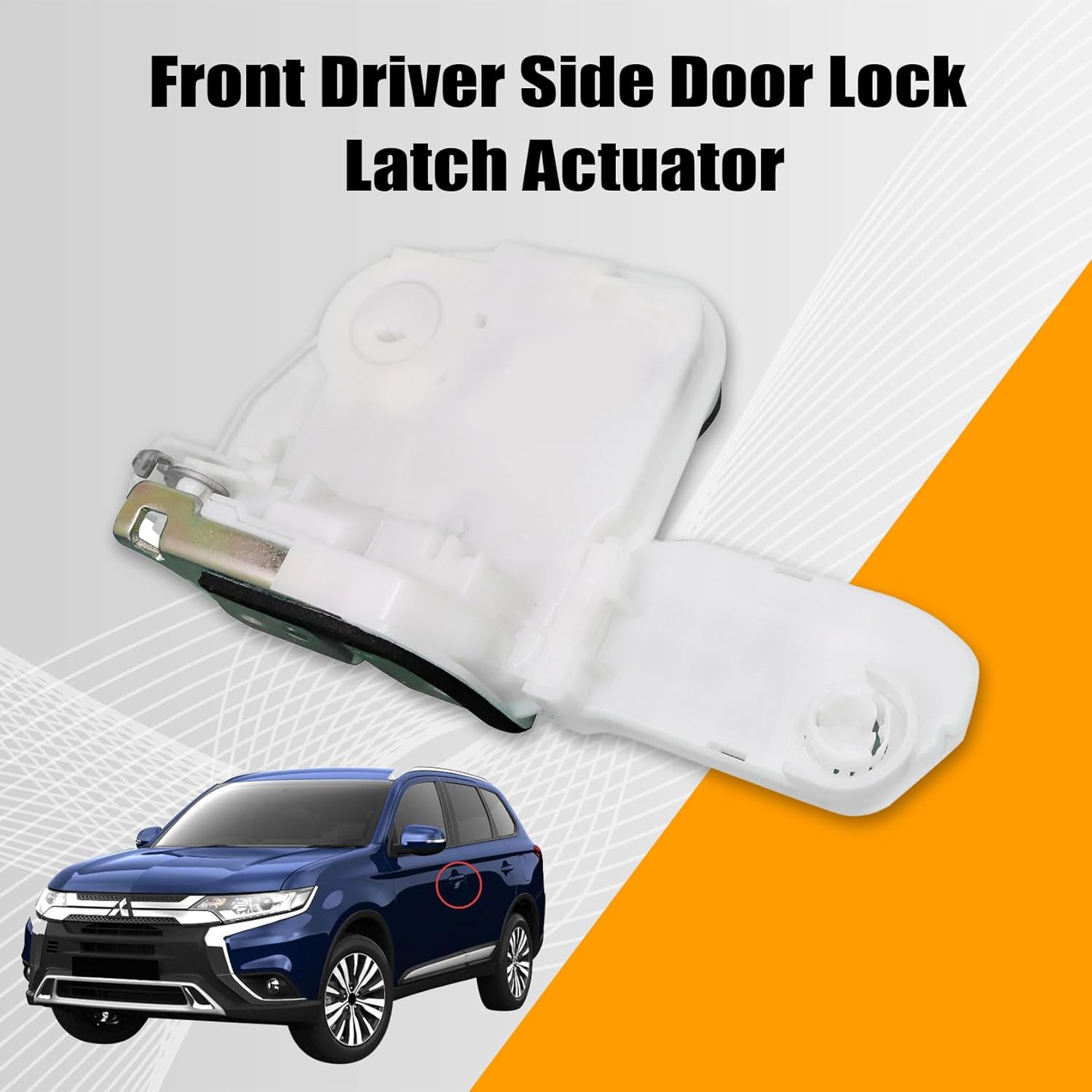 FZJDSD Front Driver Door Lock Latch Actuator Compatible with Mitsubishi Outlander Sport PHEV Eclipse Cross 2011-2024 Replace 5715A749 5715A599 5715A951