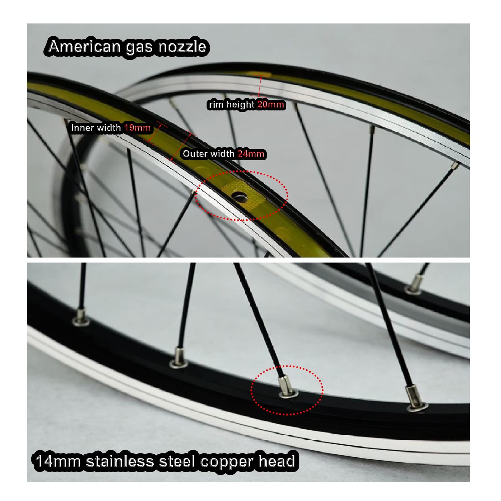 Amazon | DYSY MTB自転車ホイールセット 26 