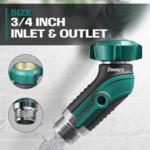 Miniatura 5 de Válvula de cierre de manguera de jardín, Conector de manguera de jardín, Válvula de cierre de manguera de agua, Válvula de cierre de manguera,