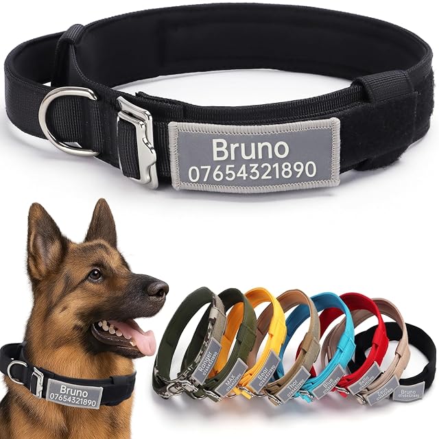 SEOUGEE Collar táctico personalizado con asa