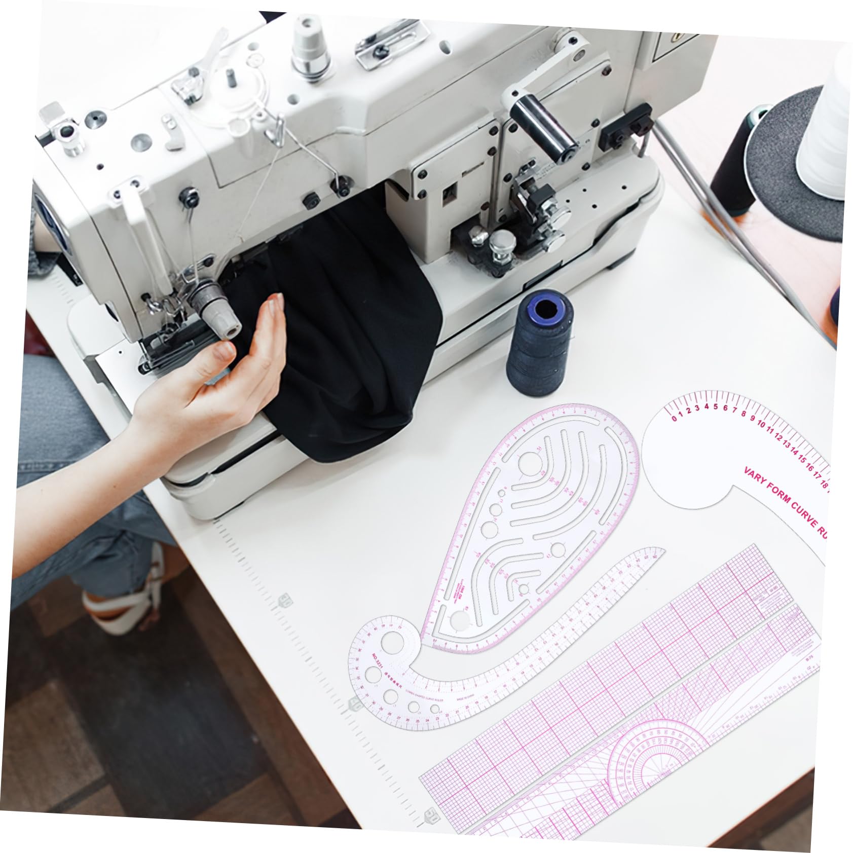 Uonlytech Kurvenlineal Nählineal 10 Stück Aus Flexiblem Kunststoff Schneiderlineale Mit Maßskala Für Nähen Quilten Selbstgemacht Kleidung Leicht Und Tragbar Für Zuhause Und Reisen