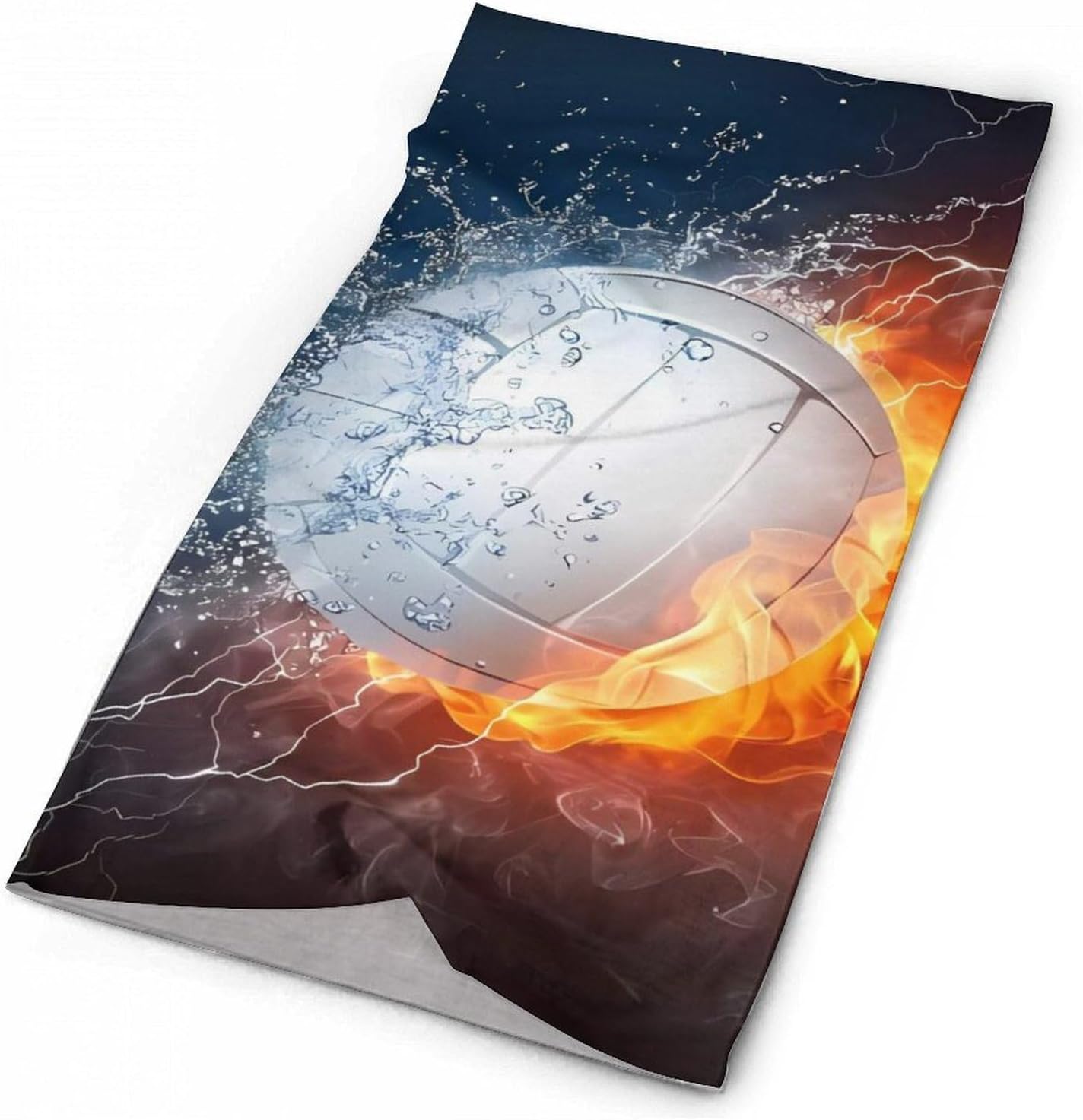 Ice And Fire Volleyball Neck Gaiter Face Mask Sun Protection Balaclava