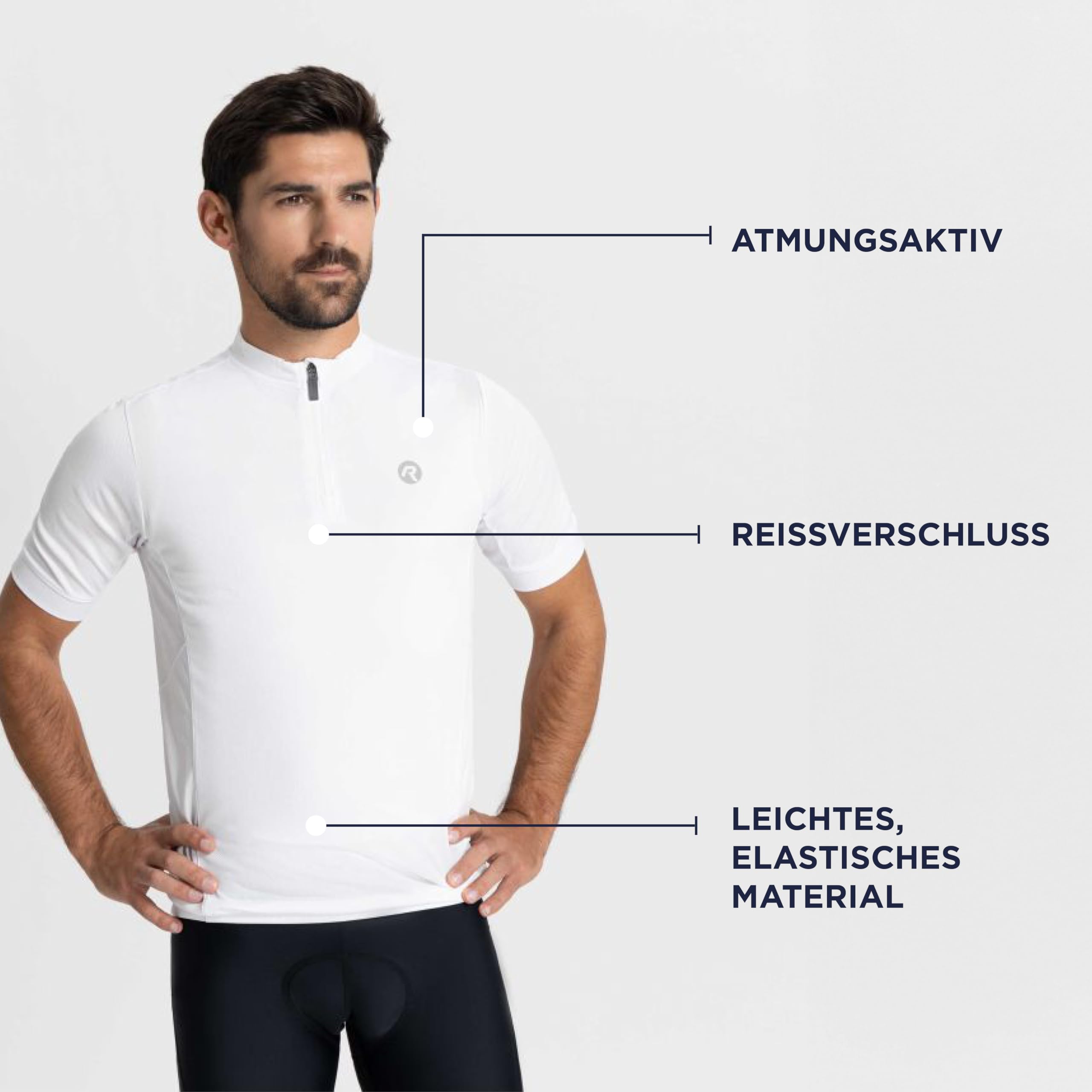 Rogelli Core - Radtrikot Kurzarm - Radtrikot für Rennrad - Herren