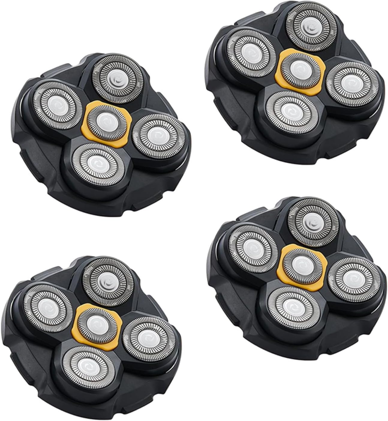 Pro Head Shaver Replacement Blades Compatible with Microtouch Titanium Head Shaver,Precision Electric Shaving for Bald Men. (4 Pack)