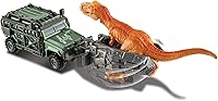 Vista 7 de MATCHBOX JURASSIC WORLD DINO TRANSPORTERS TYRANNO-HAULER Vehículo y figura