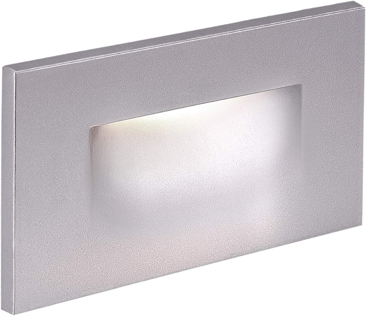 OSTWIN 120V LED Step Light, 3W 100lm, Dimmable Indoor Outdoor Stair