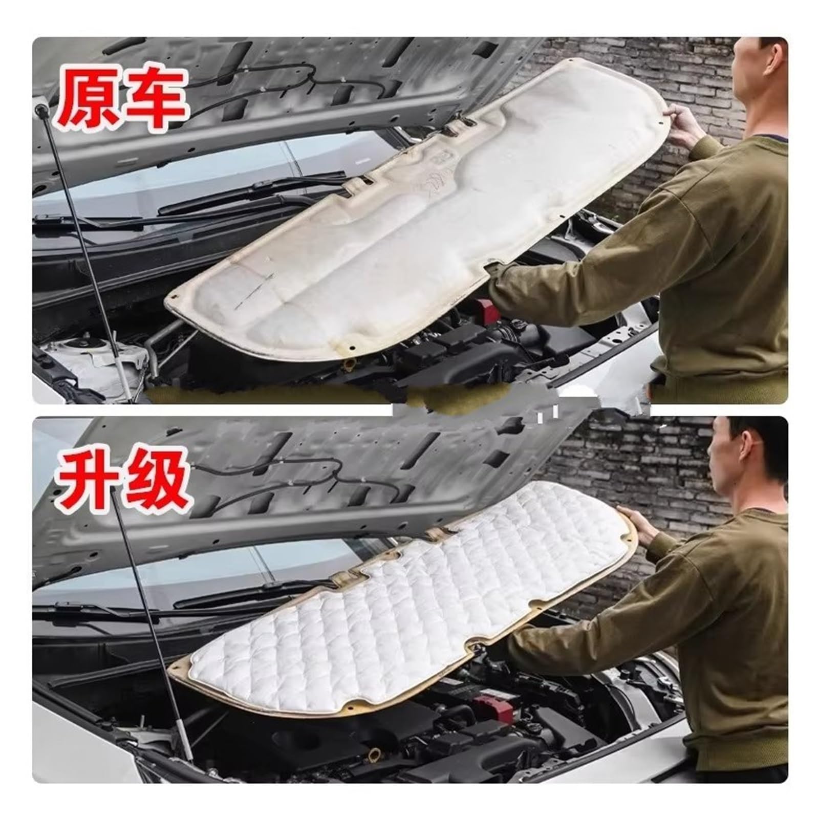 Insonorizzazione vano motore Per Toyota Per RAV4 2020 2021 2022 2023 2024 2025 2026 Auto Cofano Motore Isolamento Acustico Pad Insonorizzate Zerbino