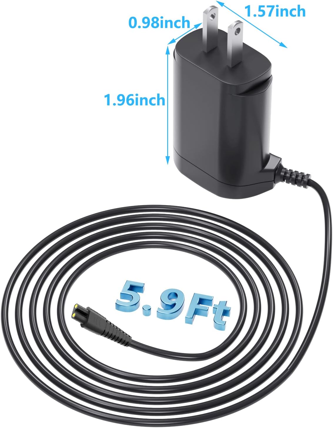 Replacement for BaByliss PRO Trimmer Charger Cord Compatible with BaByliss PRO FX870 FX788 FX787 FXSSM FX820 FX726 FX825 Clipper Trimmers, 4.5V Power Cord is ETL Certified