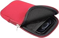 Vista 4 de Funda de neopreno para teléfono celular con cremallera para Samsung Galaxy S26 Ultra S25 Ultra S24 Ultra S23 Ultra A17 A16 A26 A36 A56 A15 A25 A35