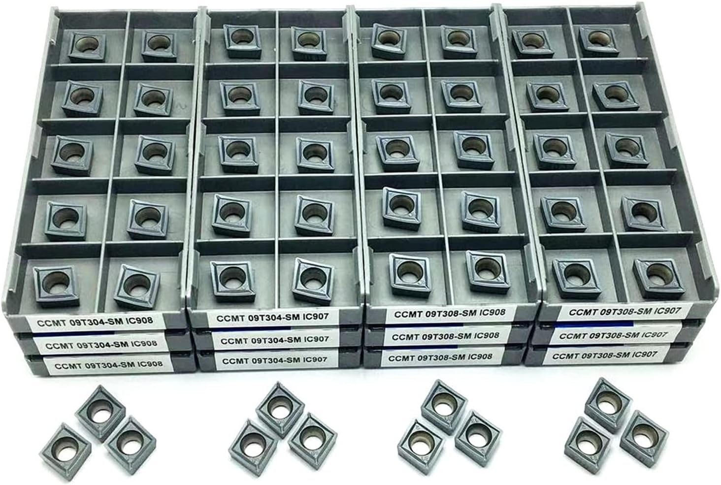 Carbide Milling Cutter Turning Tool CCMT09T304 SM IC907 / IC908 CCMT09T3048 Internal Turning Tool Carbide Insert CCMT 09T304 Turning Carbide Insert