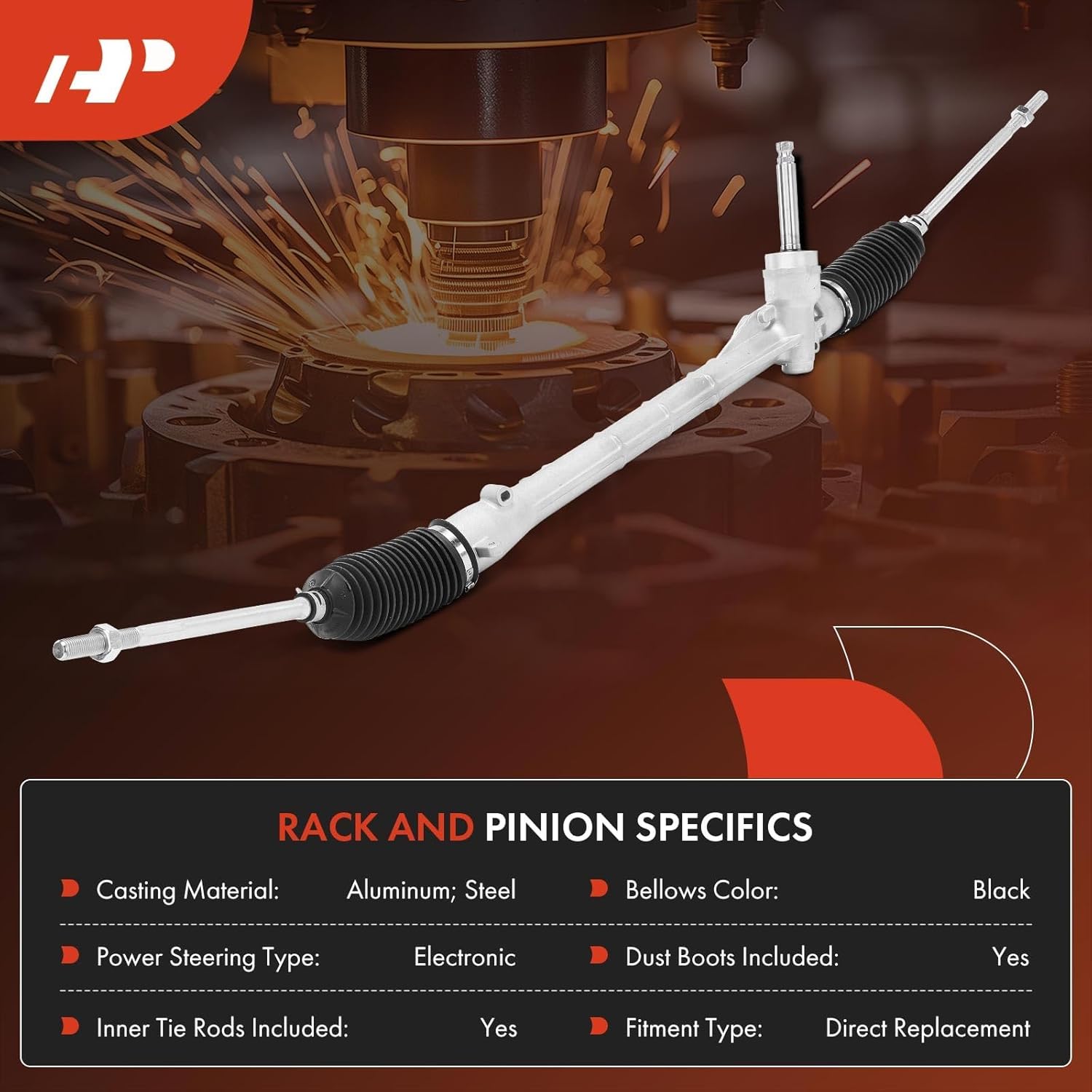 A-Premium - Electronic Power Steering Rack and Pinion Compatible with Mitsubishi Outlander 2014-2019, Outlander PHEV 2018-2019, Outlander Sport 2011-2020, 2.0L 2.4L 3.0L