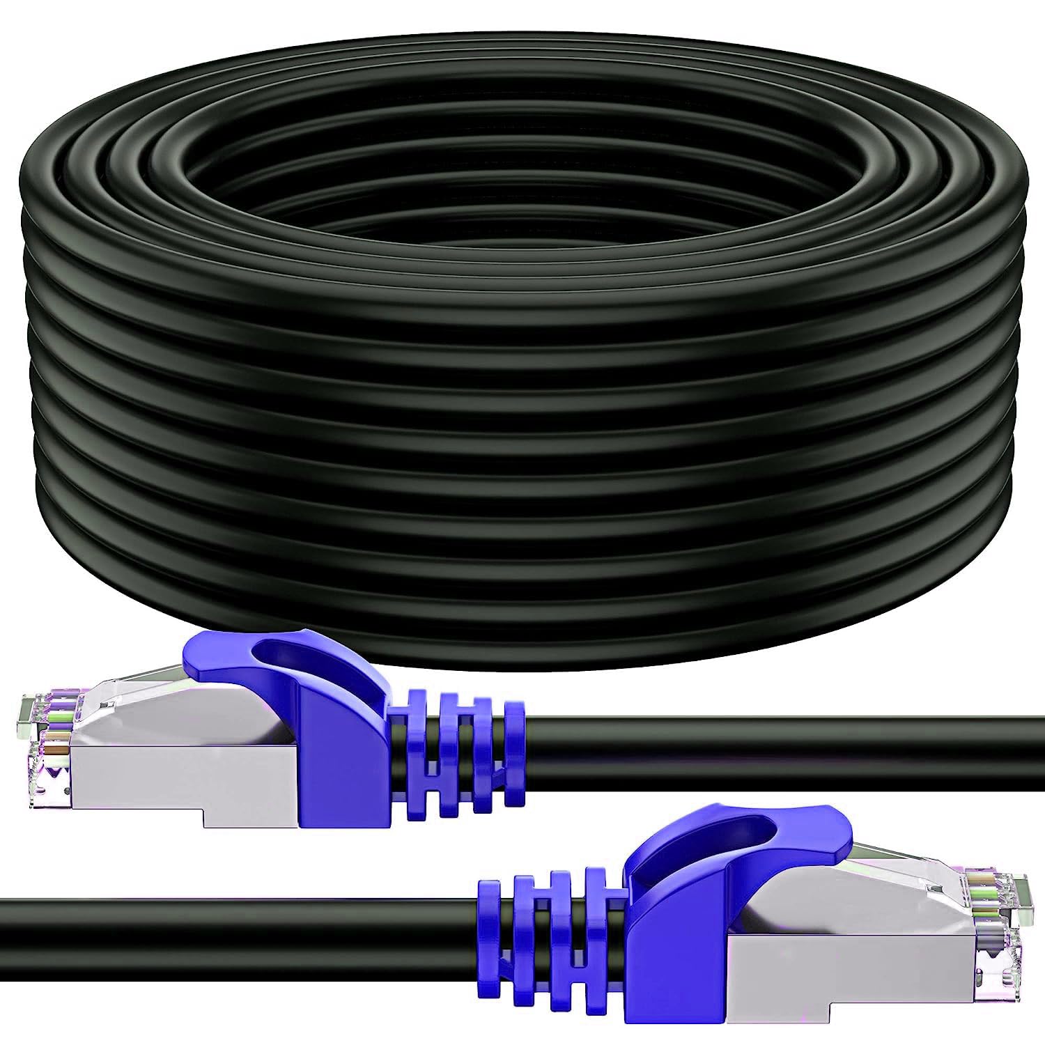 100 Meter Outdoor Ethernet Cable,High Speed Cat6 LAN Cable,Network Cable Internet Cable RJ45 Cable, Computer Patch Cord Gigabit Category 6 Wires for Modem, Router, LAN ADSL UTP Lan cable-Black (B0C4FX8VT1) Amazon Price History, Amazon Price Tracker