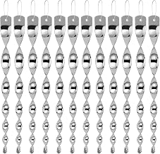 Pack of 12 Wind Spiral Bird Repellent, Reflective Bird Scarer, Pigeon Deterrent, Pigeon Repellent for Balcony and Garden Decoration, for Protection of Flowers and Garden, House, Yard, Terrace
