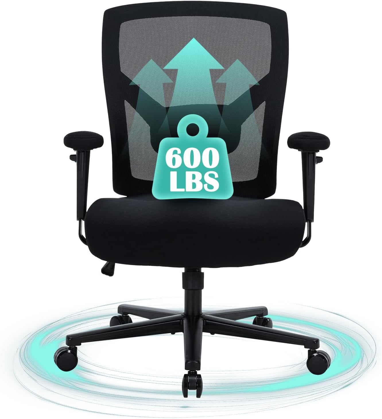 600lbs Big and Tall Office Chair with for Heavy People