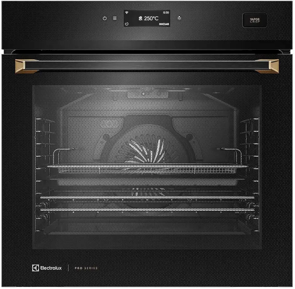 Forno Elétrico de Embutir Electrolux Expert Pro Series com 80 Litros, Grill e Painel Touch Preto - Oe9xb