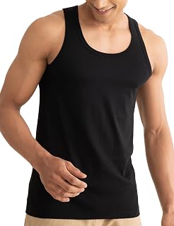 DAMENSCH Neo-Cotton Round Neck Vest for Man, Anti-Bacterial, Shape Retaining Vest, 100% Cotton Banyan for Men, Buttery Sof... Price In India