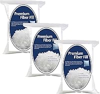 Vista 8 de Bupete Relleno de relleno de poliéster de 1.98 libras/31.75 oz, relleno de almohada (1.8 oz ~ 4.18 libras), rellenos para animales de peluche