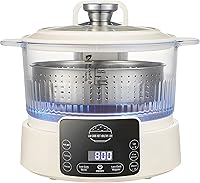 AVIF Low Carb 3L Smart Rice Cooker - Low Sugar Mode, 12H Reservation, Timer, Multi-Function for Rice, Hot Pot, Steam & Stew