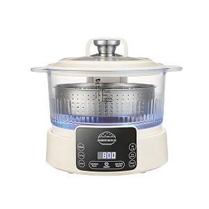 Low Carb Rice Cooker 3L Multifunction Smart Rice Cooker - 4H Keep Warm Digital Display Timer Reservation Function
