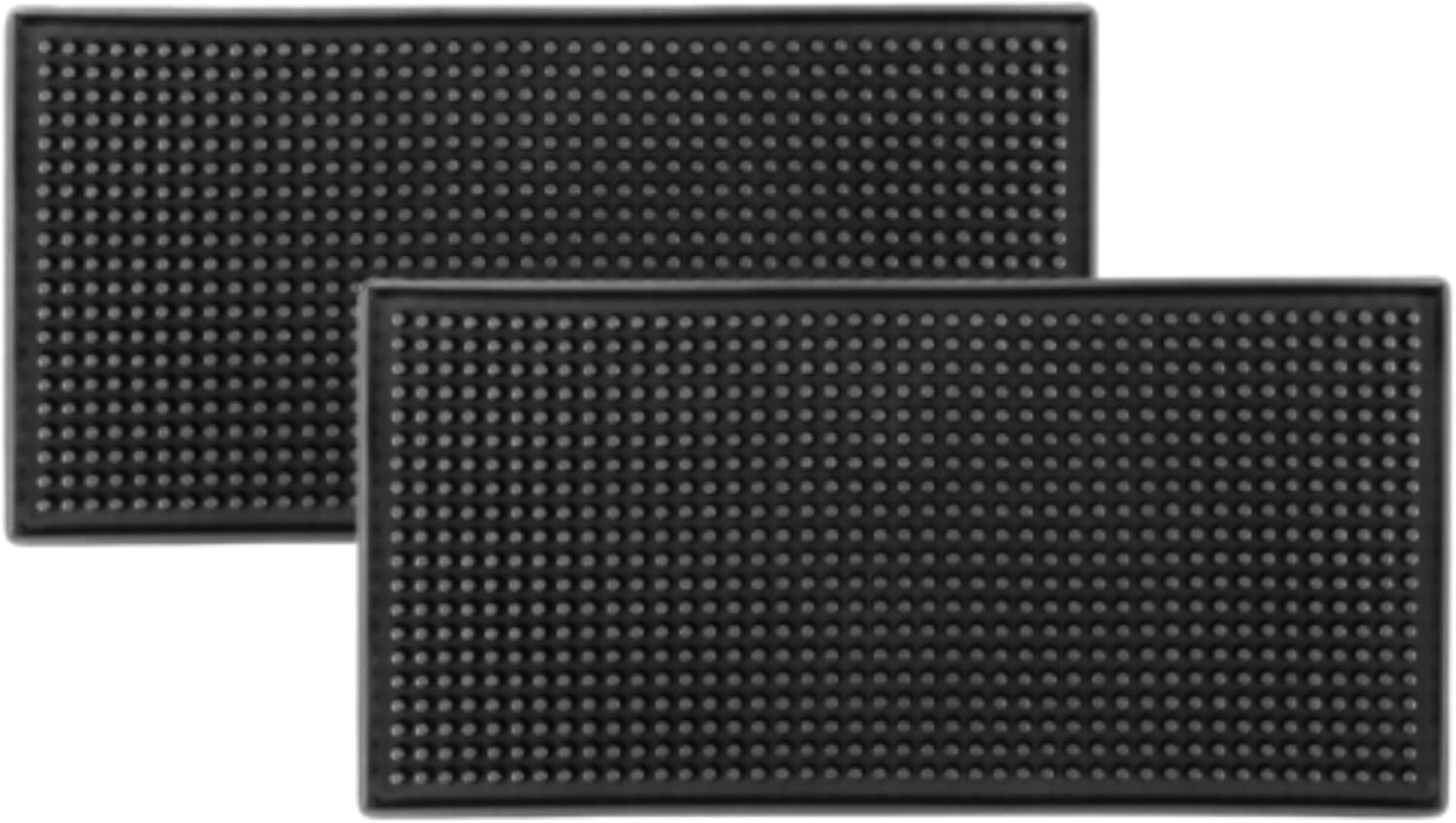SYOLOS Premium Bar Mat 12 x 6 inches (Pack of 2
