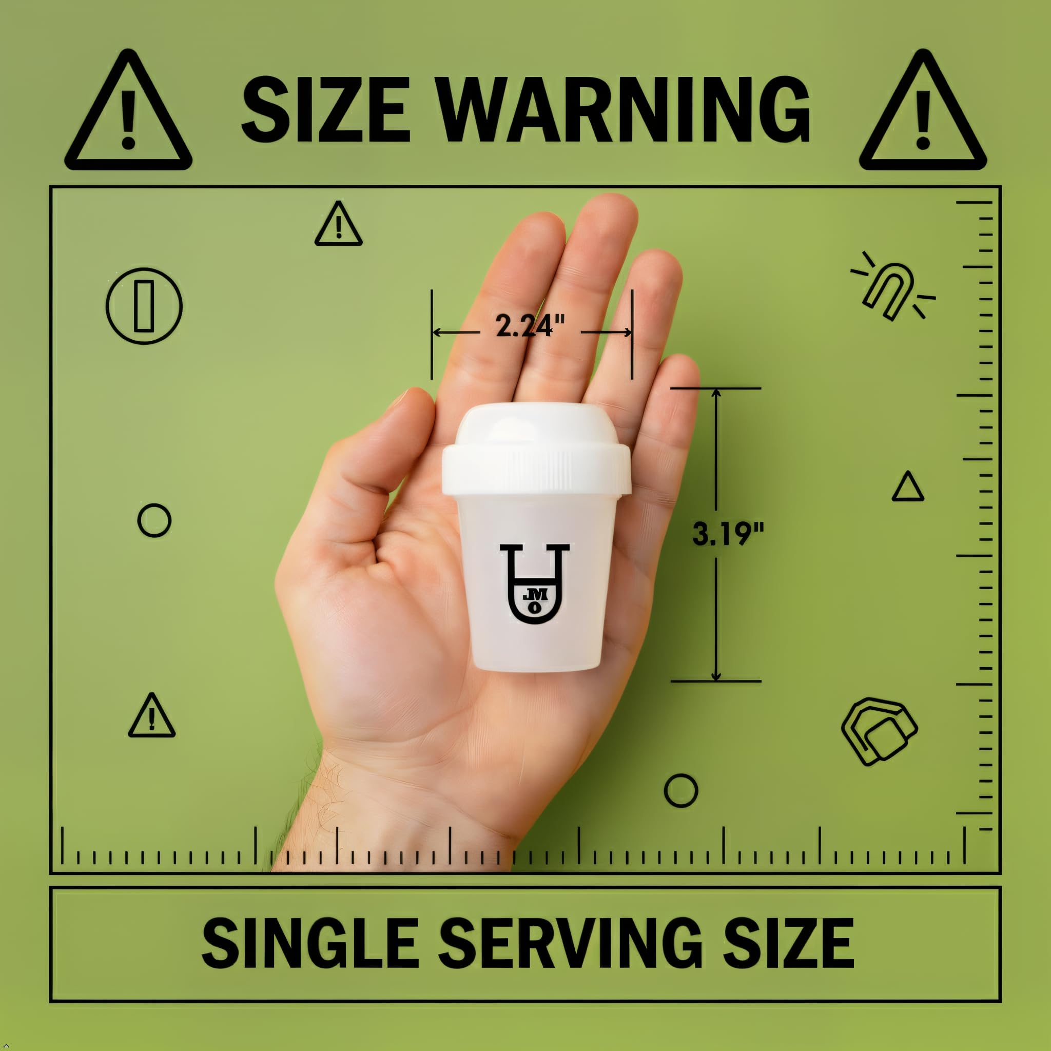 TTDLMO Matcha Mini Shaker 20 ml Kitchen Essentials BPA-Free Made in Japan Ideal for Ceremonial Grade Matcha Powder — view 7