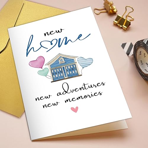 Miniatura 4 de Qiliji Nueva tarjeta de casa, tarjeta de inauguración de la casa, felicitaciones por su nueva tarjeta de casa, nueva tarjeta de apartamento, nuevas