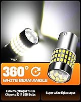 Vista 3 de LUYED 2 x 900 lúmenes, superbrillantes 1156 3014 78-EX chipsets 1156 1141 1003 7506 focos LED, utilizado para refuerzo de luces de reversa, luces
