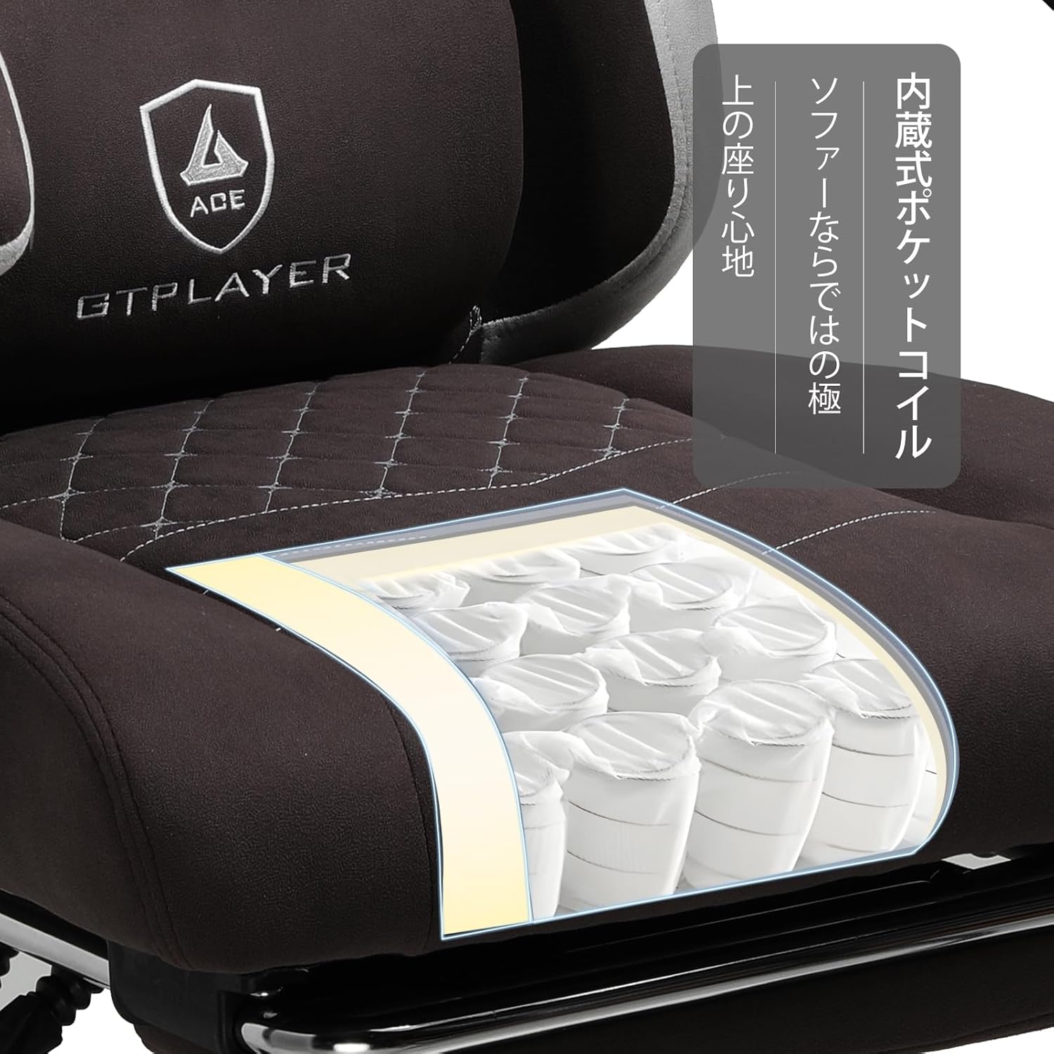 GTRACING ゲーミングチェア ファブリック デスクチェア